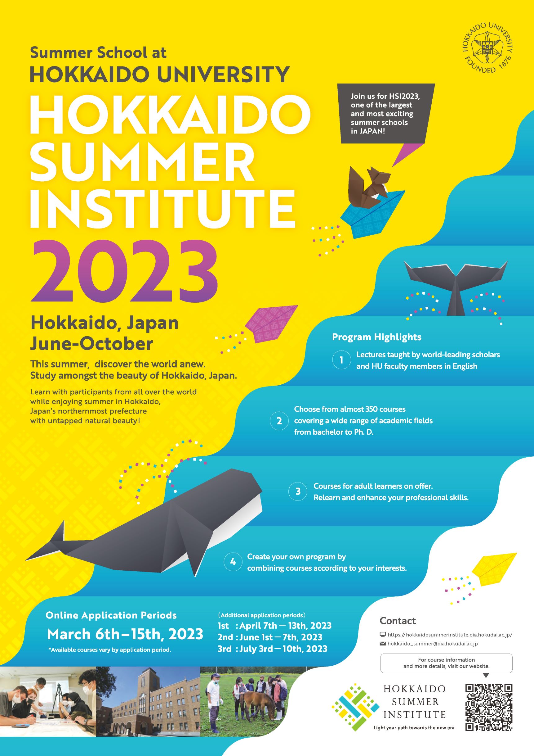 Poster of Hokkaido Summer Institute